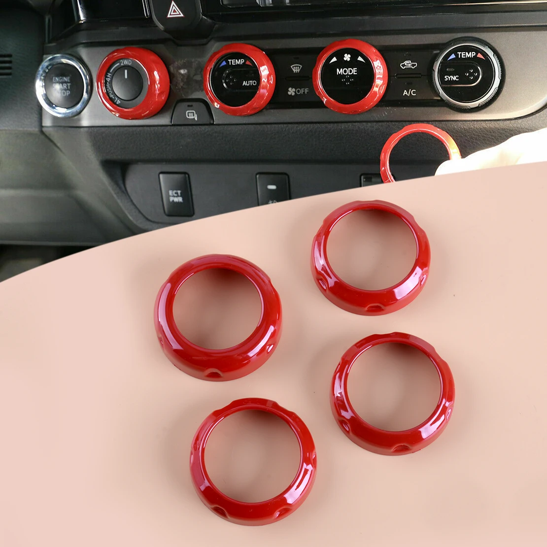

4 шт., декоративные крышки для Toyota Tacoma 2016 2017 2018 2019 2020