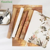 immortal flower shadow flower craft paper fairy painted bag flower wrapping paper thickened kraft paper florist wrapping paper