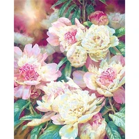 gatyztory painting by numbers handpainted flowers picture paint by numbers for adults paintings on numbers for home decor artcra
