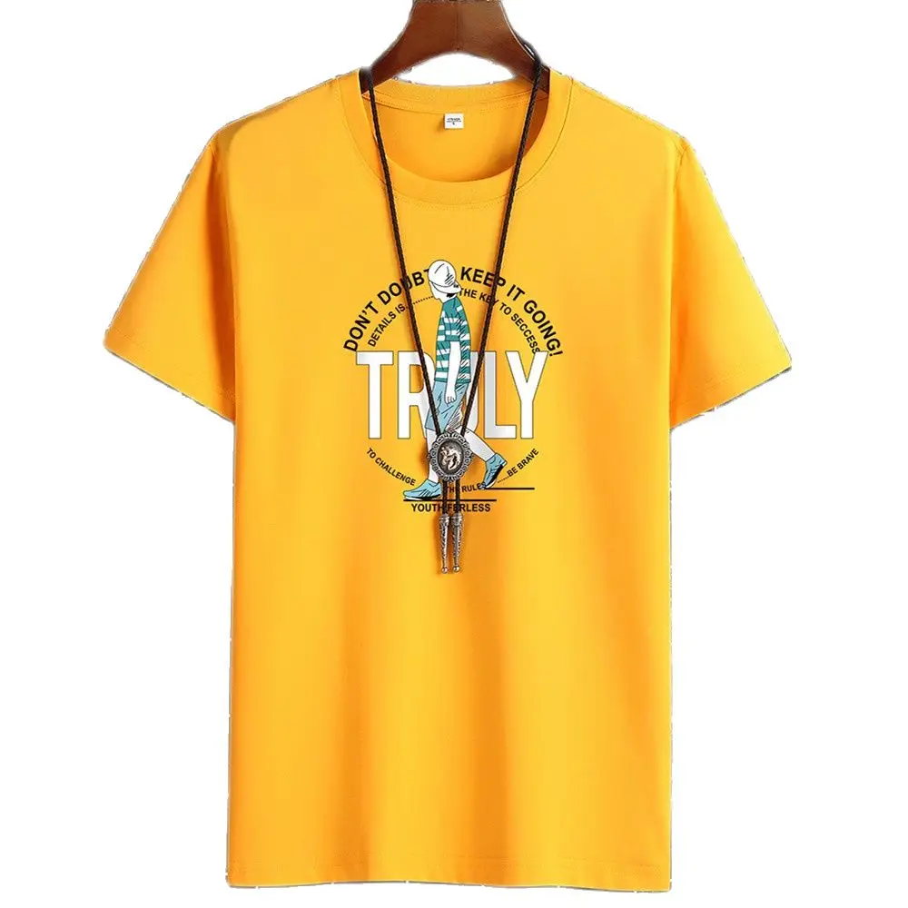 

Men T-Shirts Summer Running 2022 New Harajuku Casual T Shirts Short Sleeve Mens Hip Streetwear Loose Top Tees Printing Clothing