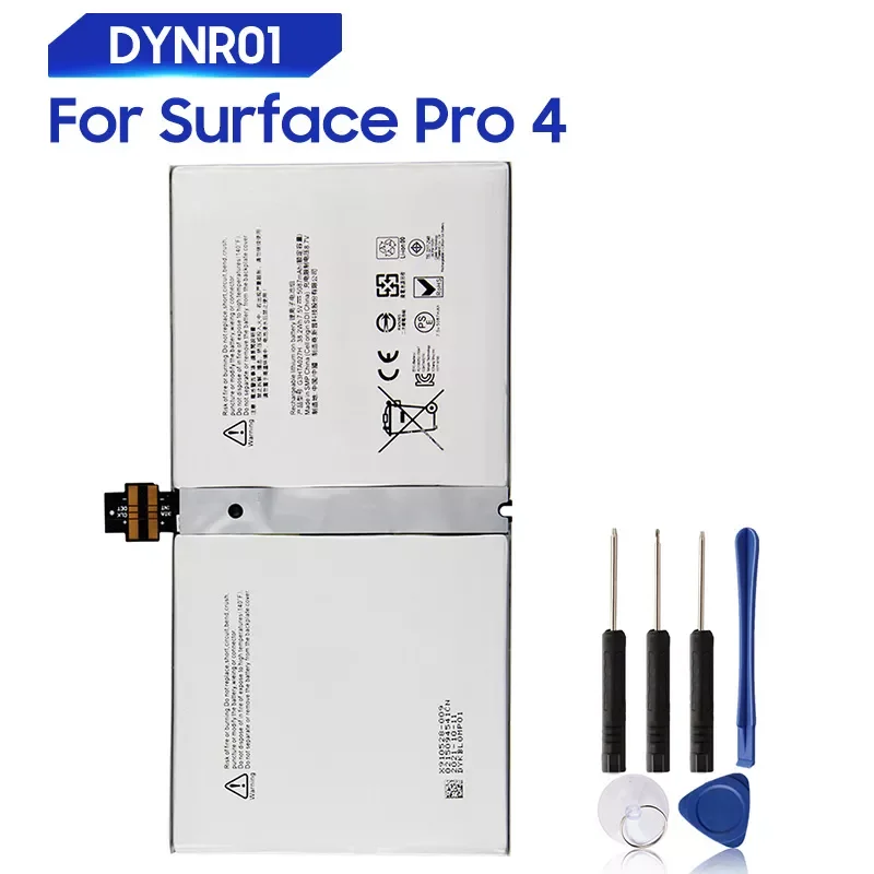 

Original Replacement Battery For Surface Pro 4 Pro4 G3HTA027H 1724 DYNR01 Genuine Tablet Battery 5087mAh