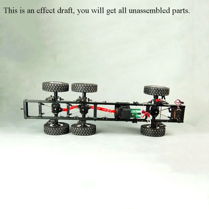 

Cross Rc 1/12 6*6 Mc6B Off Road Military Truck Model 3Axles Kit Motor W/O Radio Control Esc Boy Gift Th10481-SMT7