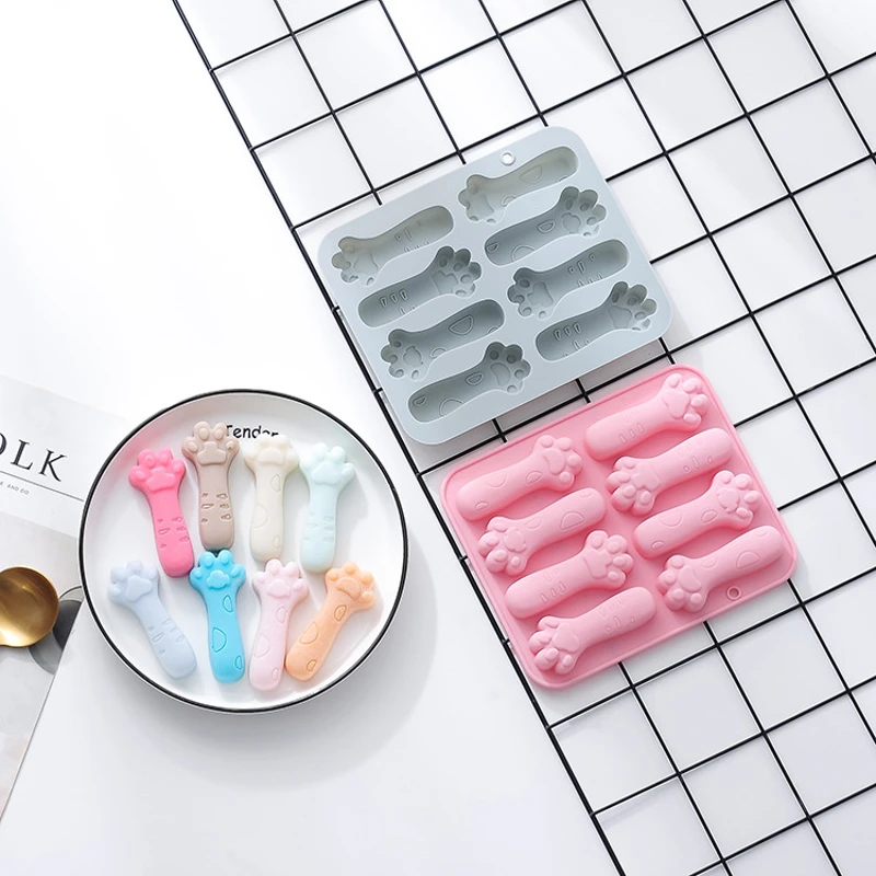

Silicone Candy Molds Gummy Molds - Chocolate Molds Cat Animal Paw Mold, Cat Claw Mold, Ring Mold BPA Free Nonstick DIY Cake Mold