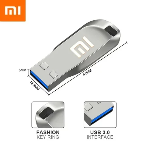 MIJIA 2ТБ металлический USB-накопитель