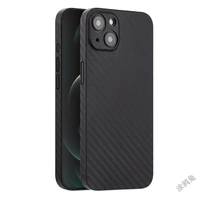 mini ultra thin phone case for iphone 13 12 11 pro max mini xs xr case cover protective cases carbon brazing texture pp