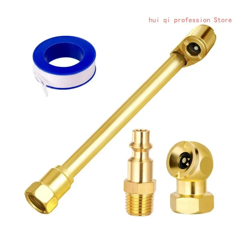 Пневматический патрон DualHead с быстродействующей заглушкой наружной резьбой