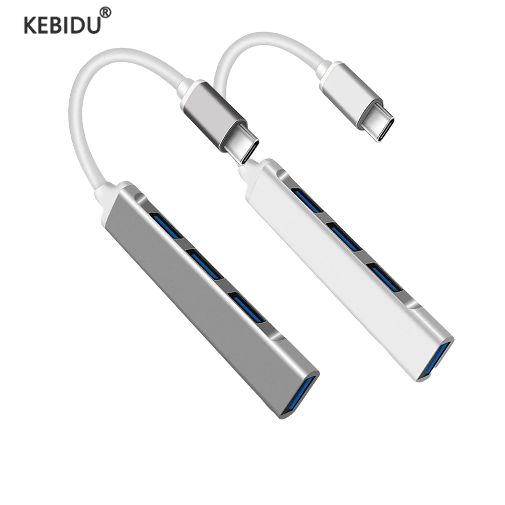 4 в 1 USB 3.0 Type-C Расширительная док-станция порта мультиразветвитель адаптер OTG для