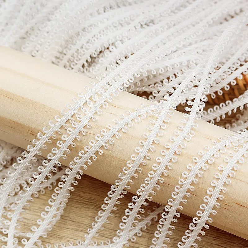 

50 Yards White Black Braid Lace for Needlework Trim Wedding Costume Party Decor Lace Ribbon for craft DIY Sewing Apparel Fabric