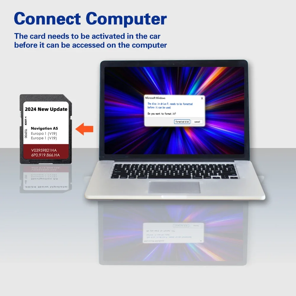 SD-карта для Seat Leon Ibiza Alhambra MIB2 GEN2 Sat Navi System с картами Европы Великобритании 2024 года AS