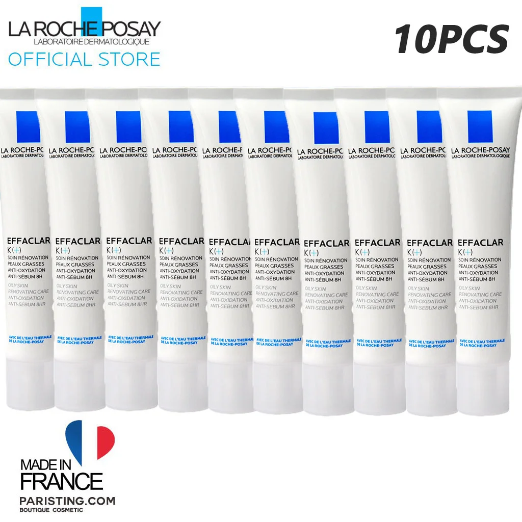 

10PCS La Roche-Posay Effaclar K+ Blackhead Acne Treatment Cream Removal Pimple Oil Control Salicylic Acid Pores Reduction Gel