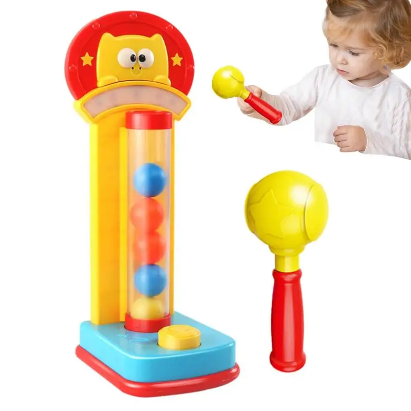

Pound A Ball Toy With Hammer The Ball Game Montessori Early Education Learning Toys