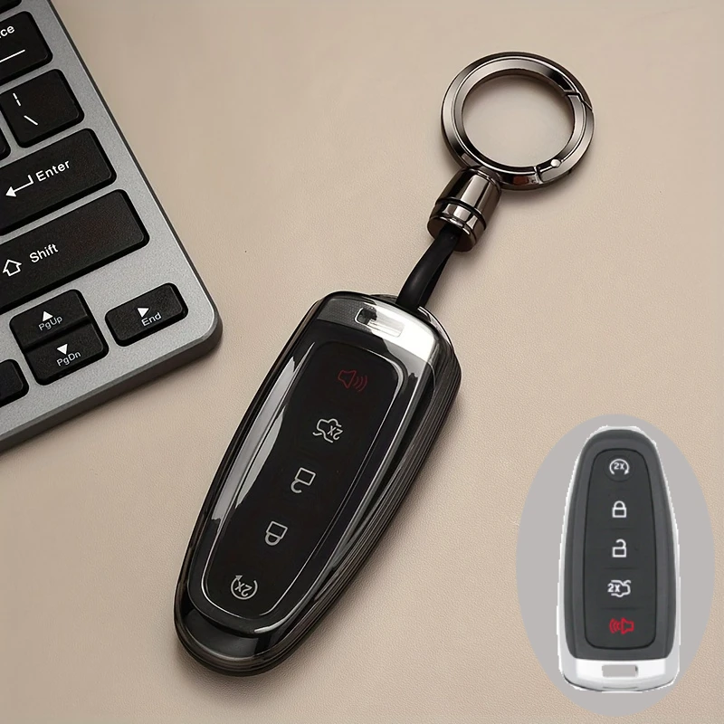 

Чехол из ТПУ для автомобильного дистанционного ключа, брелок для Ford Edge Explorer Escape Focus Taurus Flex Lincoln MKS MKT MKX MKZ Navigator