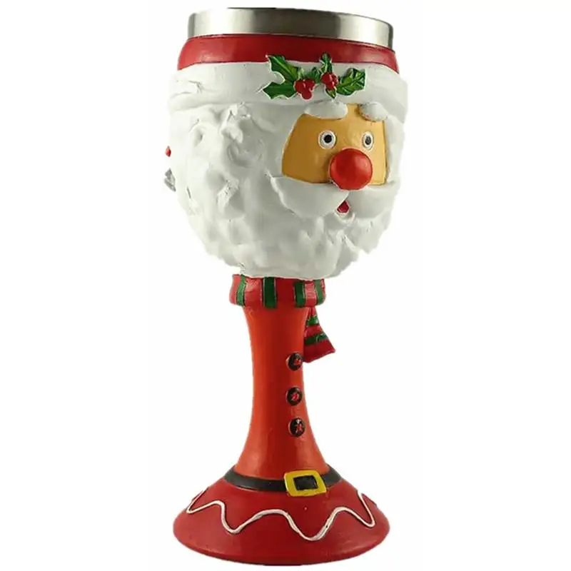 

Christmas Wine Glass Christmas Santa Claus Goblet Wine Lover Christmas Gift