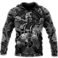 tessffel vikings tattoo warriors nordic odin god retro tracksuit streetwear 3dprint menwomen harajuku casual funny hoodies x9
