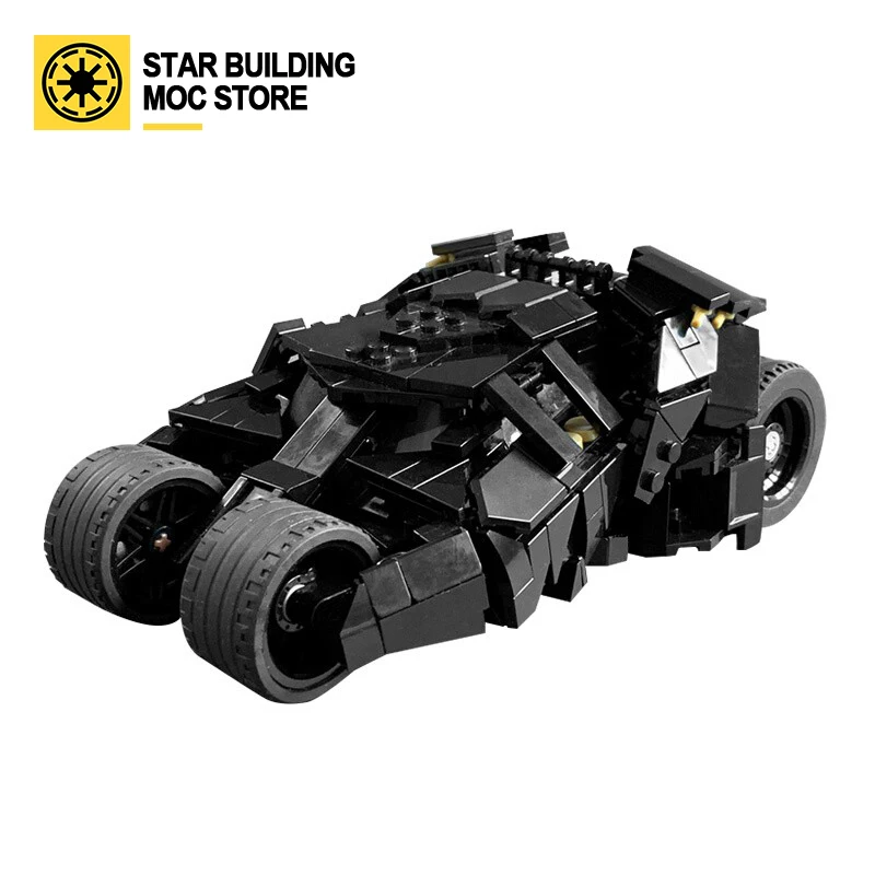 

MOC Superhero Dark Knight 40543 Batman Car Tumbler racing model Set Building block gift Toy gift