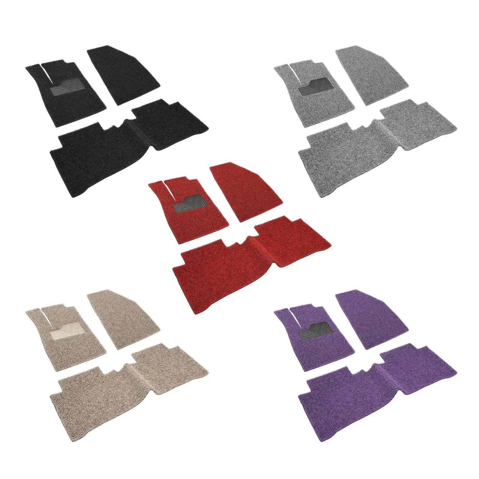

3Pcs Car Floor Mats Easy to pvc Convenient Carpets Footpads Portable for Byd Yuan Plus Atto 3 21-23