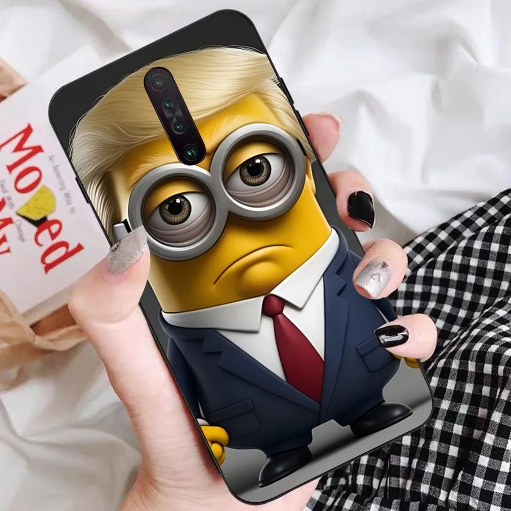 Cartoon Trump Fun Phone Case For Redmi 5 6 7 8 9 10 Plus Pro A GO K20 K30 K40 F3 Fundas