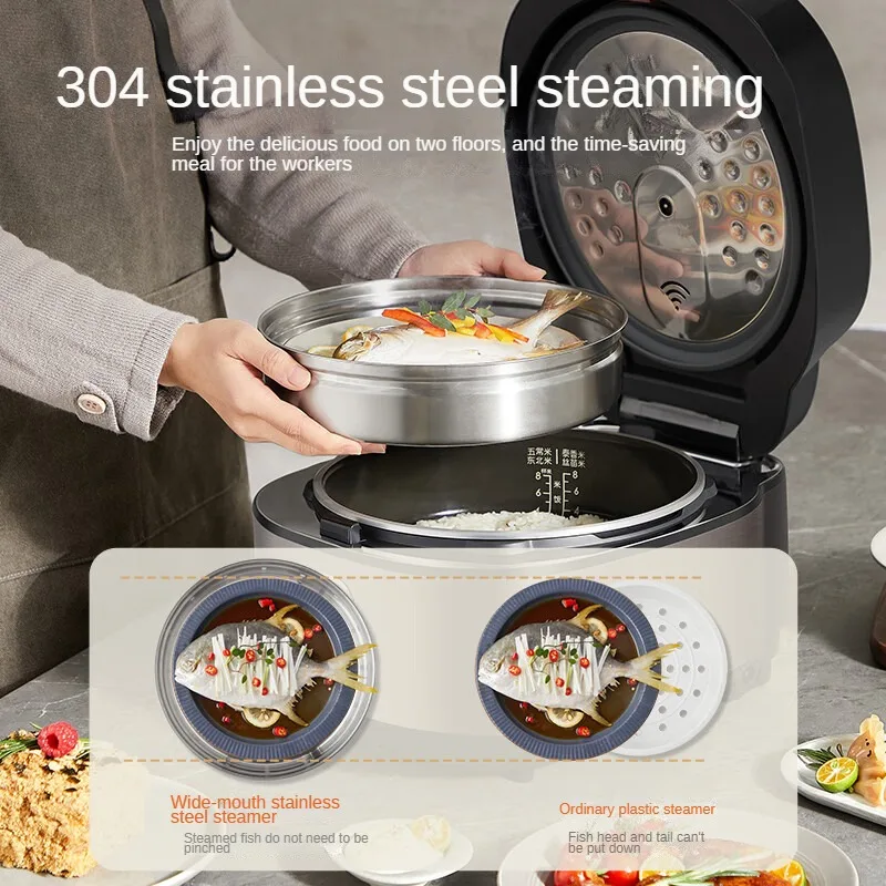 Рисоварка большой емкости SUPOR 4L IH с эмалированным горшком для 3-8 человек SF40HC42 220 В