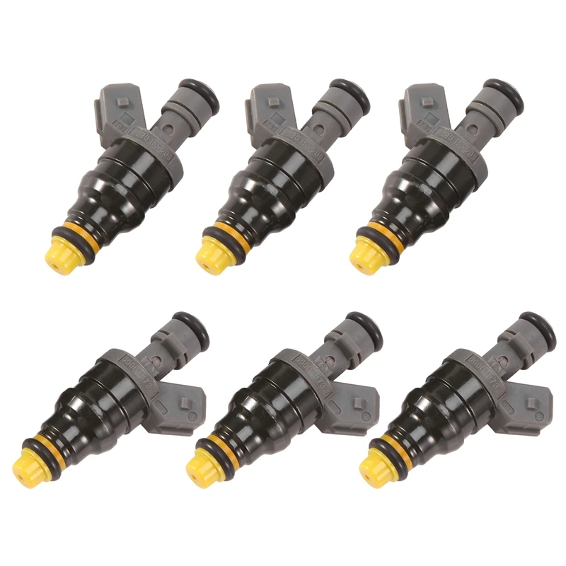 

6 Pcs New Fuel Injector Nozzle 0280155209 0000787323 For Benz SL320 S320 V320 E320 E280