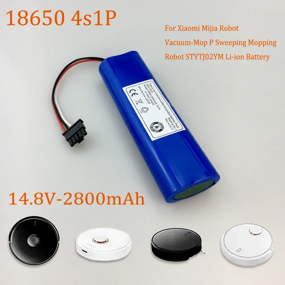 18650 4S1P 14 8 В 2800 мАч аккумулятор для подметальной машины робота-пылесоса Xiaomi Mijia P