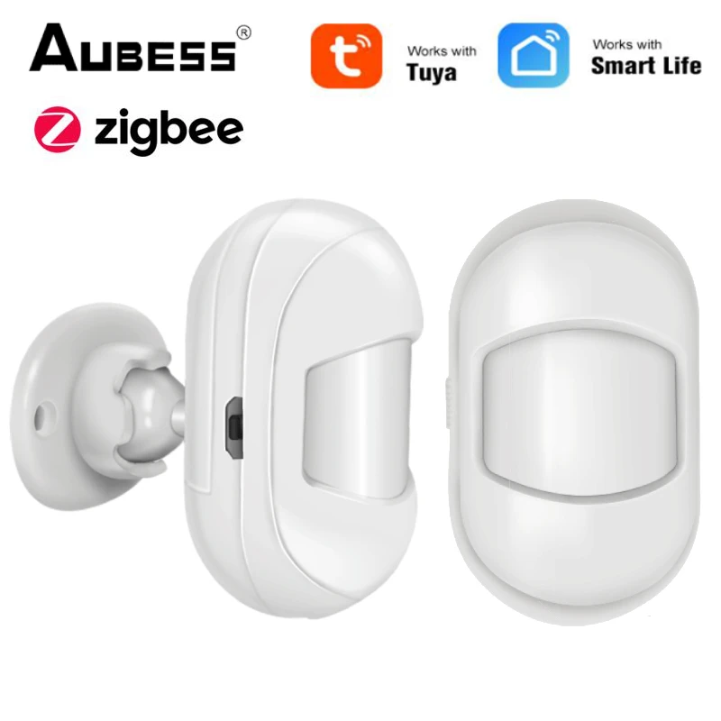 

Tuya Zigbee 3.0 Human Body PIR Motion Sensor Smart Life APP Wireless Remote Monitor Home Security Status Sync Push Need Gateway