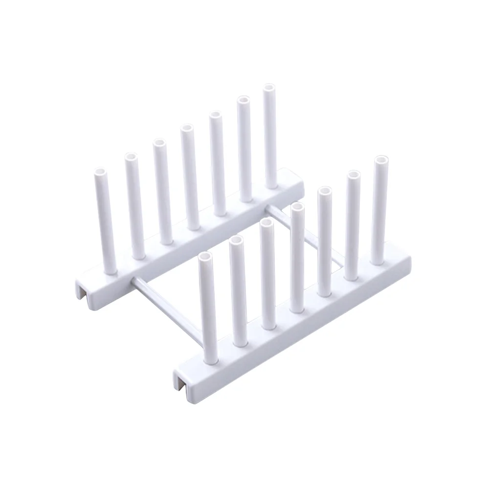 

Dish Rack Kitchen Storage Rack Plate Cups Stand Display Holder Drying Rack Kitchen Storage Organizer(White)