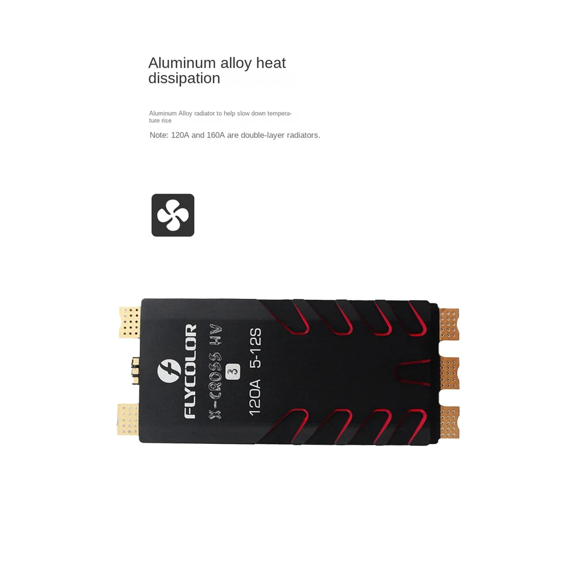 FLYCOLOR X-CROSS HV3 160A ESC 5-12S BLHeli-32 Dshot Proshot 64MHz 32-битный контроллер скорости для