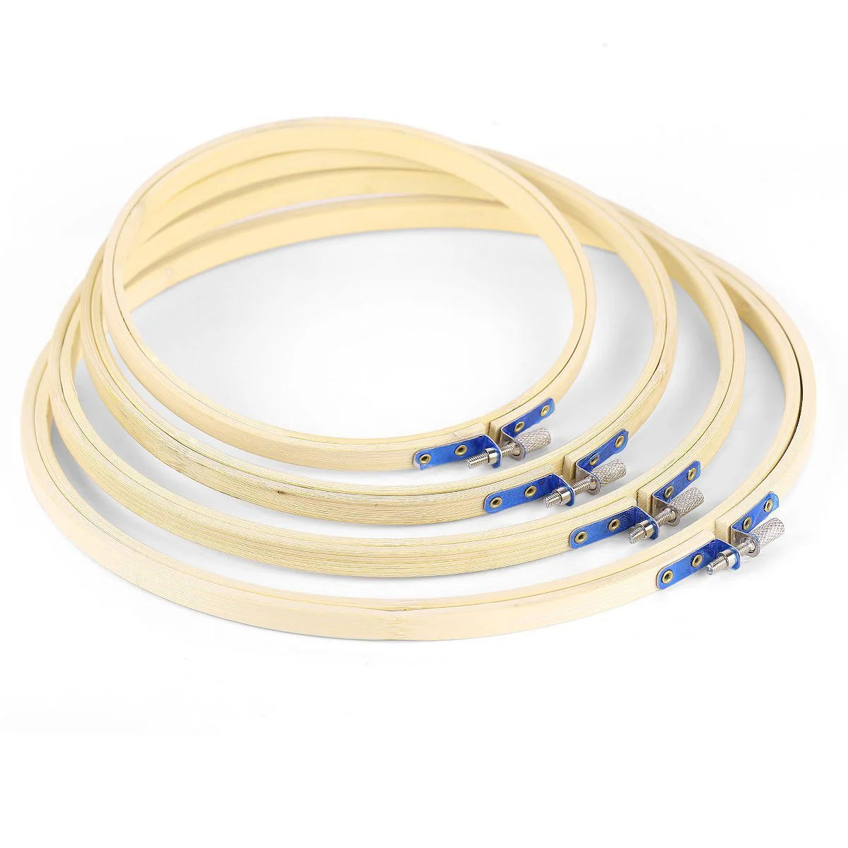 4 шт. 17 20 23 26 см бубен вышивка бамбуковый круг крестиком кольцо набор бубров обруч