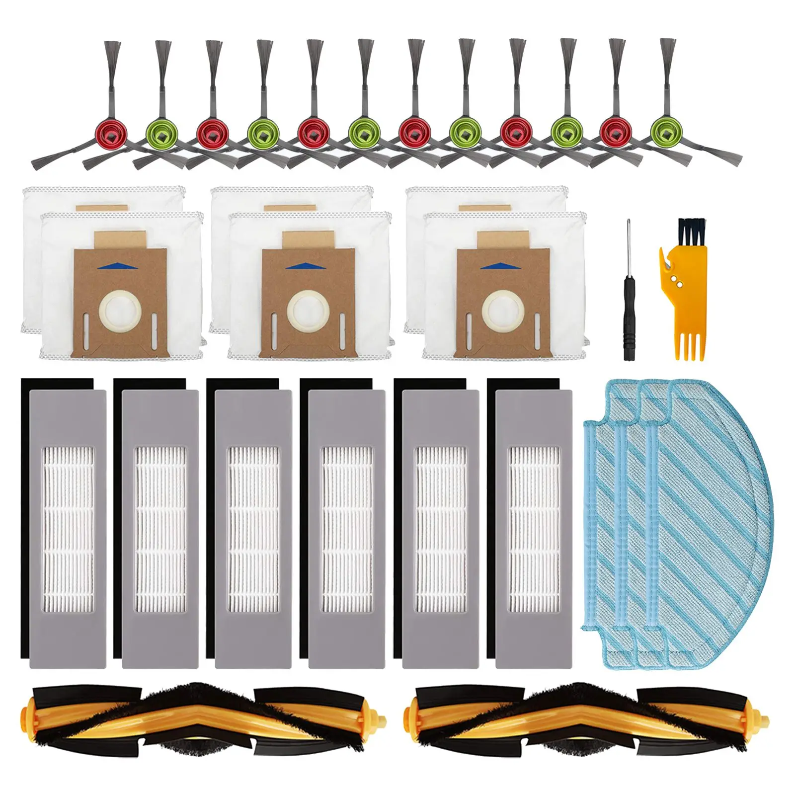

Replacement Parts for Ecovacs Deebot Ozmo T8 T9 Series T8 AIVI T8 Max N8 Pro N8 Pro+ Robot Vacuum Cleaner