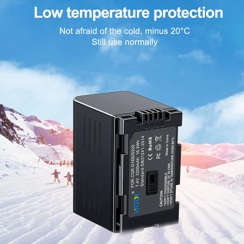 HQIX для Panasonic NV-DS68 DS7 DS77 DS8 DS88 DS99 DS150 DS200 D401 EX1 EX3 M20 EX21 RX66 GX7 Зарядное устройство камеры