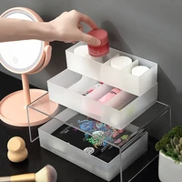 stationery office desk drawer organizer makeup jewelry storage box porta maquiagem cajas de almacenamiento bathroom accessories