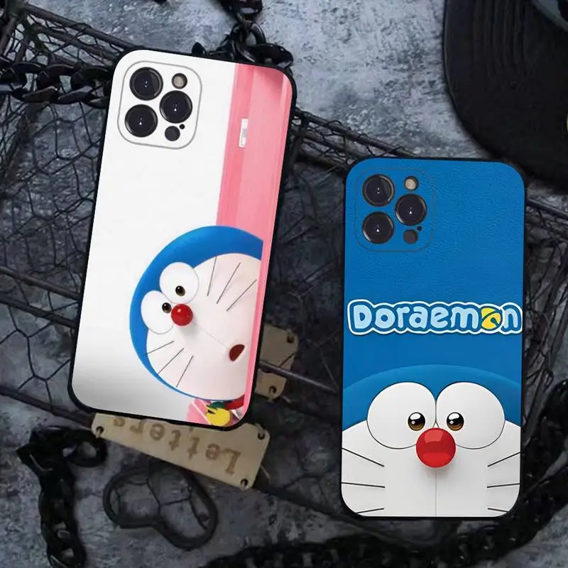 

Cartoon D-DoraemonS Phone Case for iPhone 8 7 6 6S Plus X SE 2020 XR XS 14 11 12 13 Mini Pro Max Mobile Case