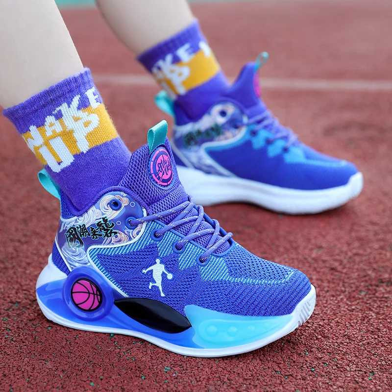 2023 New Children Shoes for Kids Sneakers Boys Casual Shoes Breathable Kids Basketball Shoes Fashion Girls Running Sneakers