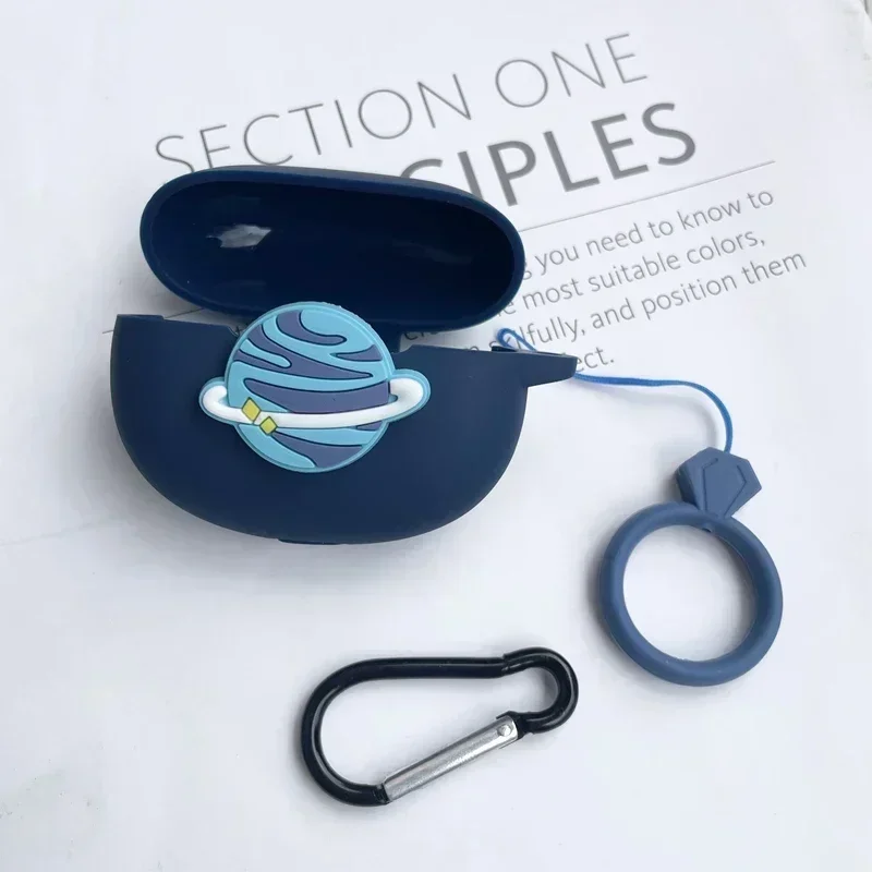 Противоударный силиконовый чехол для наушников Realme Buds T01