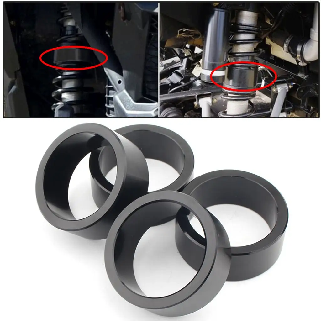 Gazechimp 4X Rosenantunye Aluminum Spacer Angkat Kit 2.5 '''' ''' ''untuk