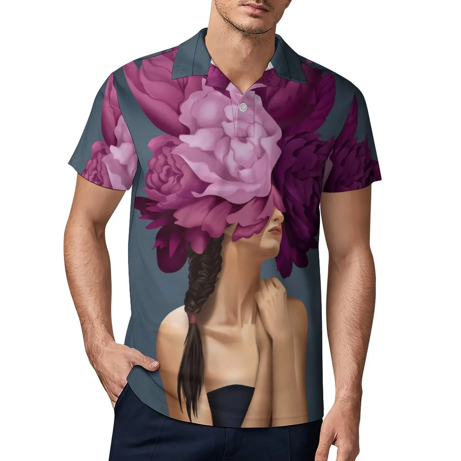 

Рубашка-поло женская с отложным воротником, элегантная повседневная тенниска, забавная майка для мужчин и женщин, большие размеры