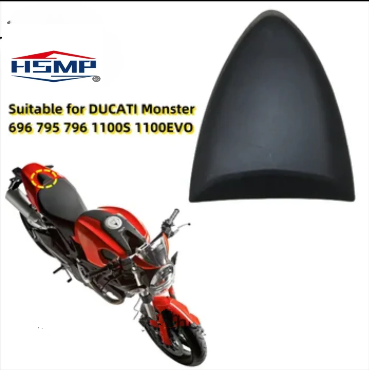Аксессуары для мотоциклов DUCATI Monster 696 795 796 1100S 1100EVO задняя верхняя крышка резиновый