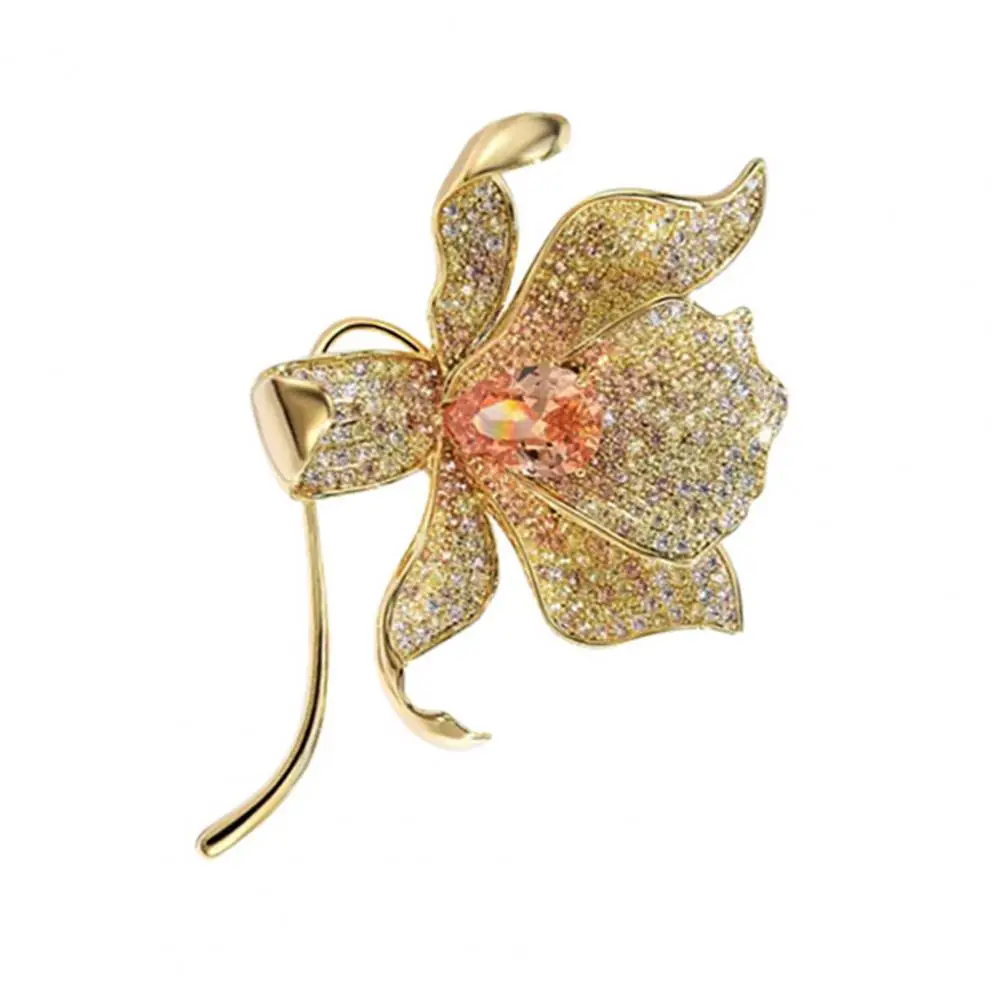 

Brooch Elegant Flower Brooches Stunning Lapel Pins for Women Birthday Gifts for Mom Wife Non-allergenic Brooch