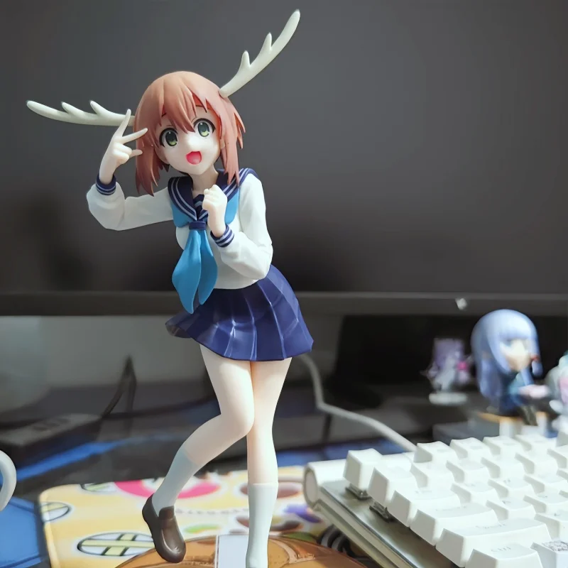 Фото В наличии оригинальная система обслуживания Vivit My Deer Friend Nokotan Shikanoko Noko ПВХ аниме фигурки модель коллекция игрушка в подарок №1