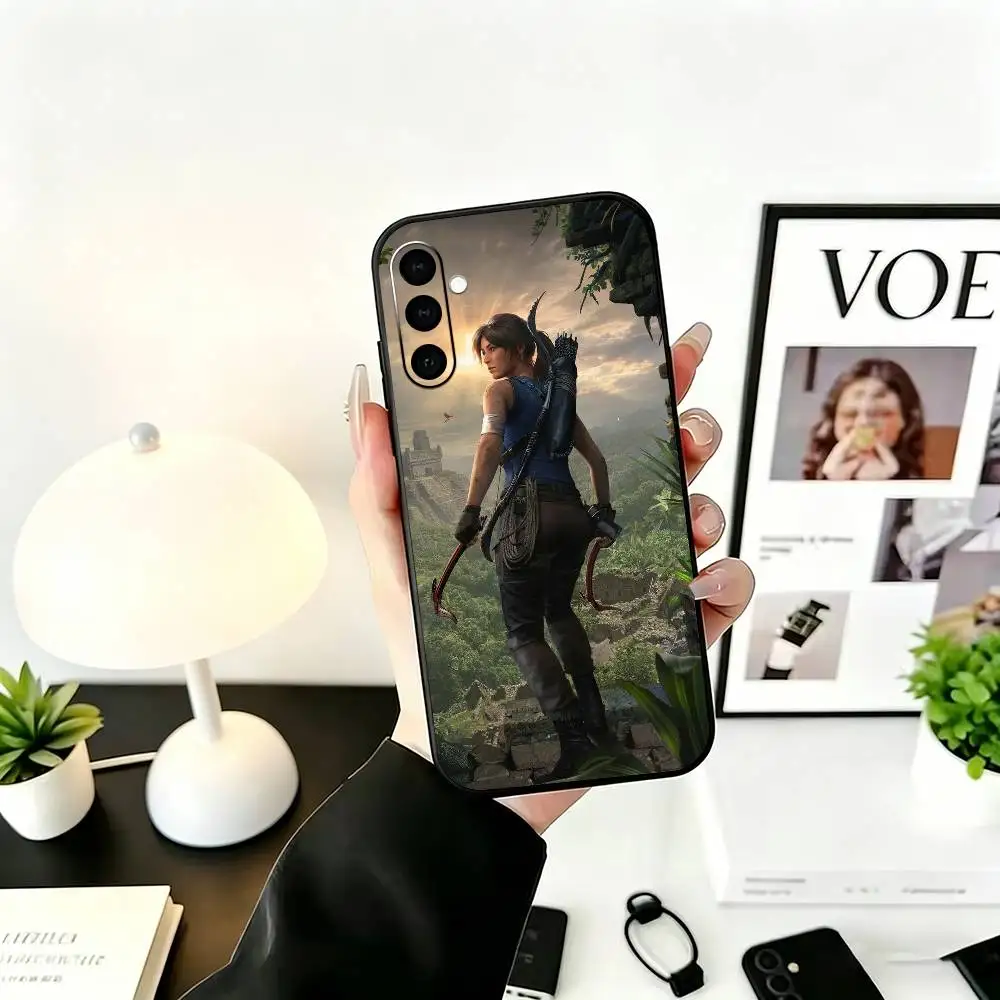 Чехол для телефона T-Tomb Cool Game R-Raider для Samsung Galaxy A73, A72, A71, A70, A53, A52, A51, мягкий силиконовый черный чехол (art.: 3920da99b95a8) - 3920da99b95a8