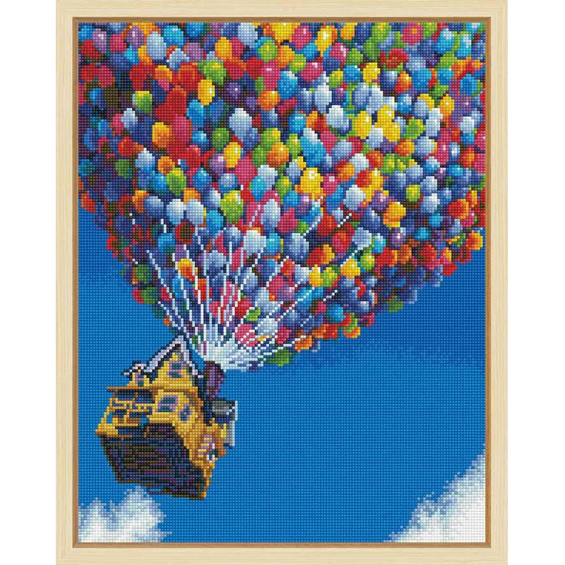 

4380Ann-Tulip diy Цифровая масляная живопись, картина маслом, акриловая Цветочная живопись, взрыв, ручная работа, пейзаж, живопись