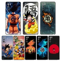 cartoon goku dragon ball z phone case for samsung a7 a52 a53 a71 a72 a73 a91 m22 m30s m31s m33 m62 f23 f42 5g 4g tpu case
