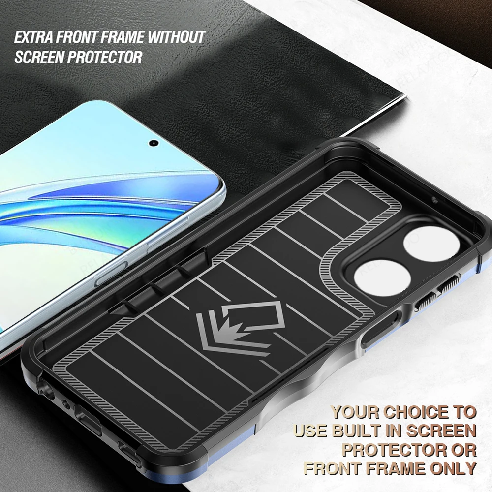 Жесткий противоударный бронированный чехол для Honor X7b X 6A X6A 7B HonorX6A HonorX7b мягкий