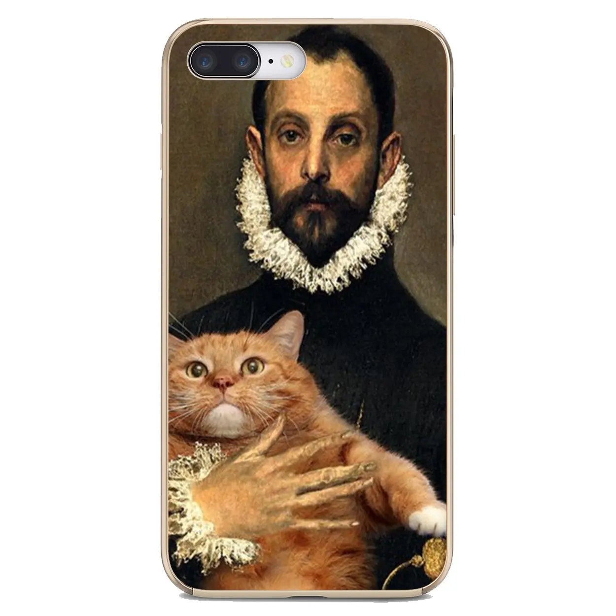 Soft Cases For Xiaomi Pocophone iPod Touch 6 5 F1 For Samsung Galaxy Grand Core Prime Leonardo-da-Vinci-Mona-Lisa-Pat-Cat-Art images - 6