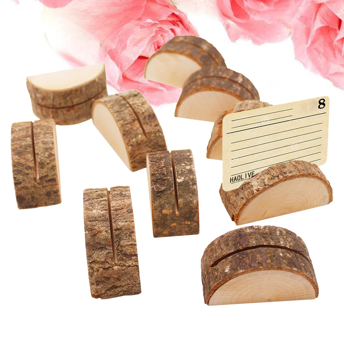 

Holder Tablewedding Holders Place Business Number Numbers Id Stand Wood Credit Desktop Stands