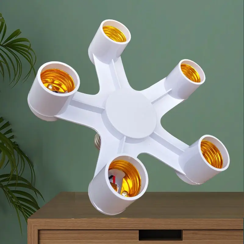 

Разветвитель E27 для светодиодных ламп 2-в-1/3-в-1/4-в-1/5-в-1/6-в-1