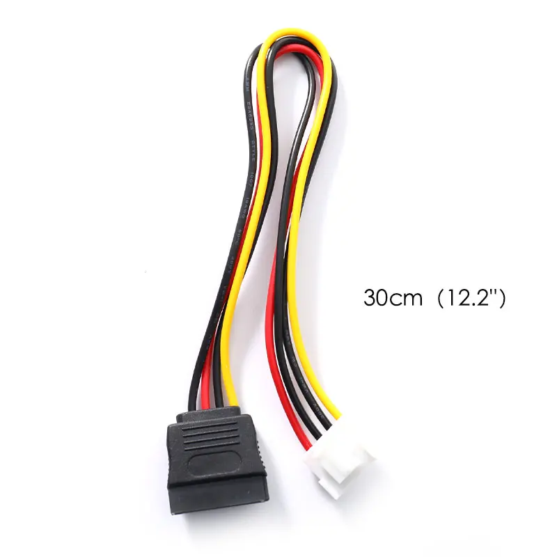 Кабель питания для жестких дисков SATA 15 Pin мама к 4 FDD XH2.54mm sata-/VH3.96mm sata- |