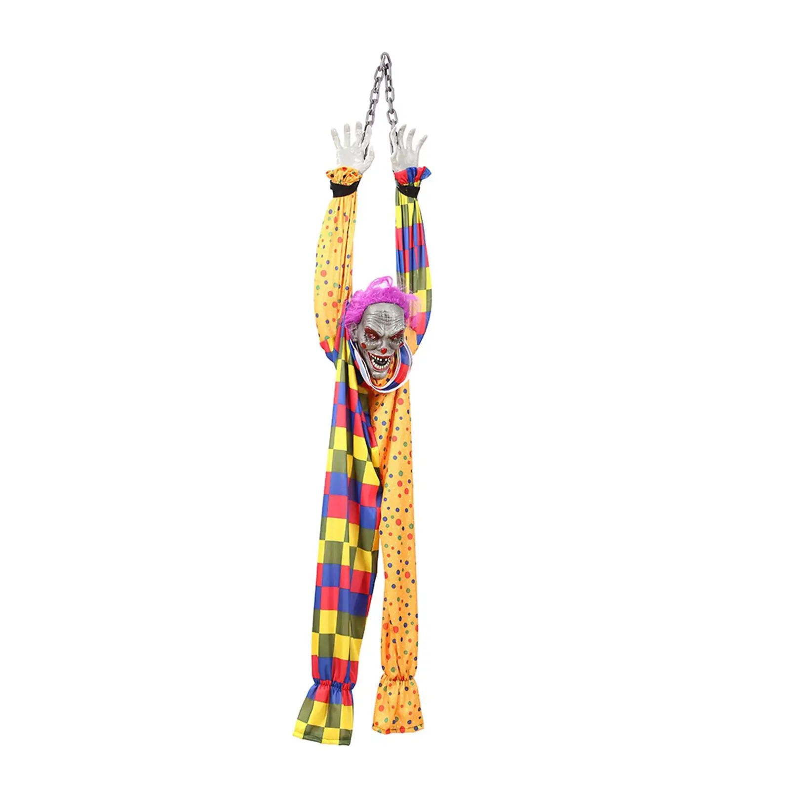 

Halloween Hanging Clown Decoration for Backyard Indoor Stage Performance