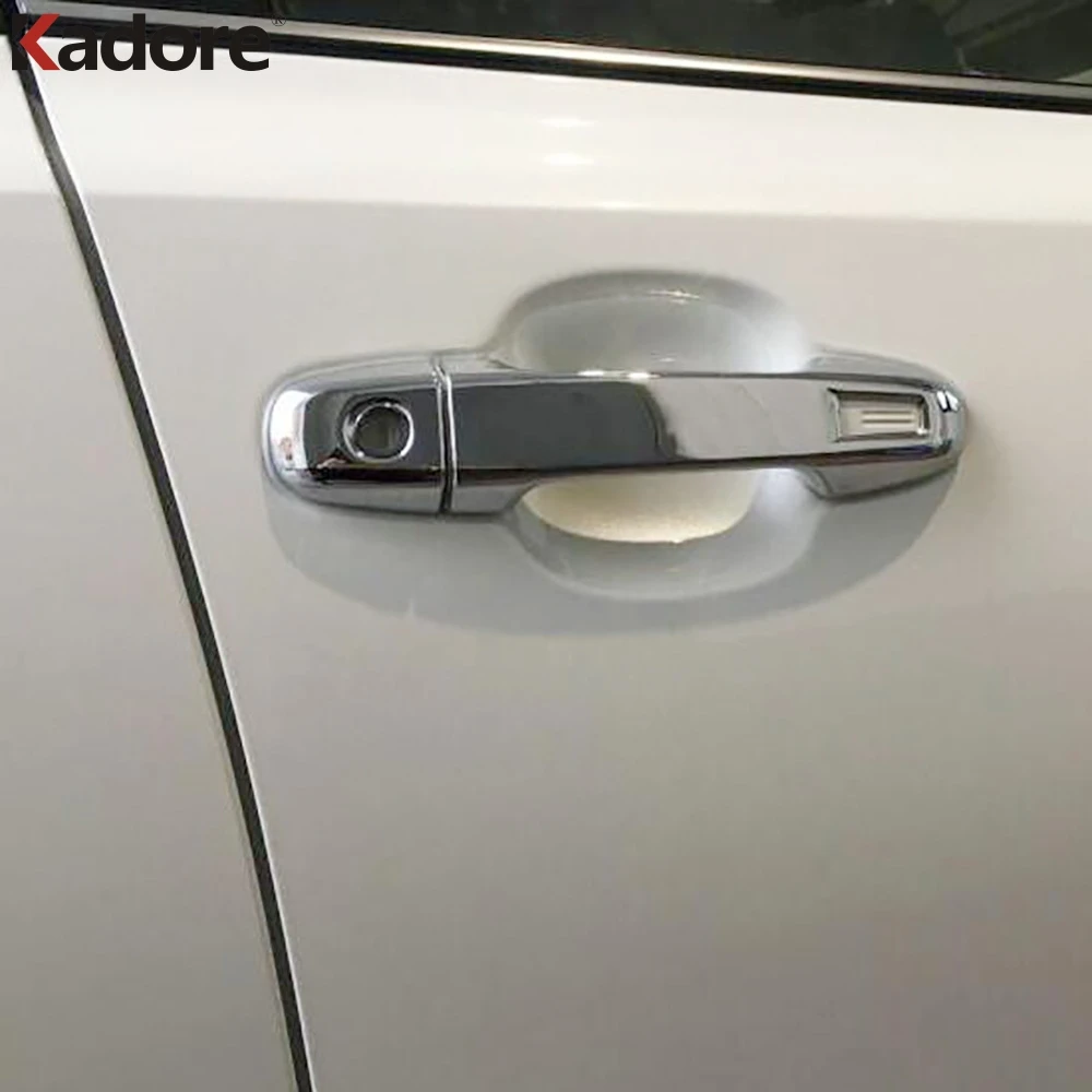 Накладка на переднюю дверную ручку для Toyota C-HR CHR 2016 2017 2018 2019 2020 2021 карбоновые