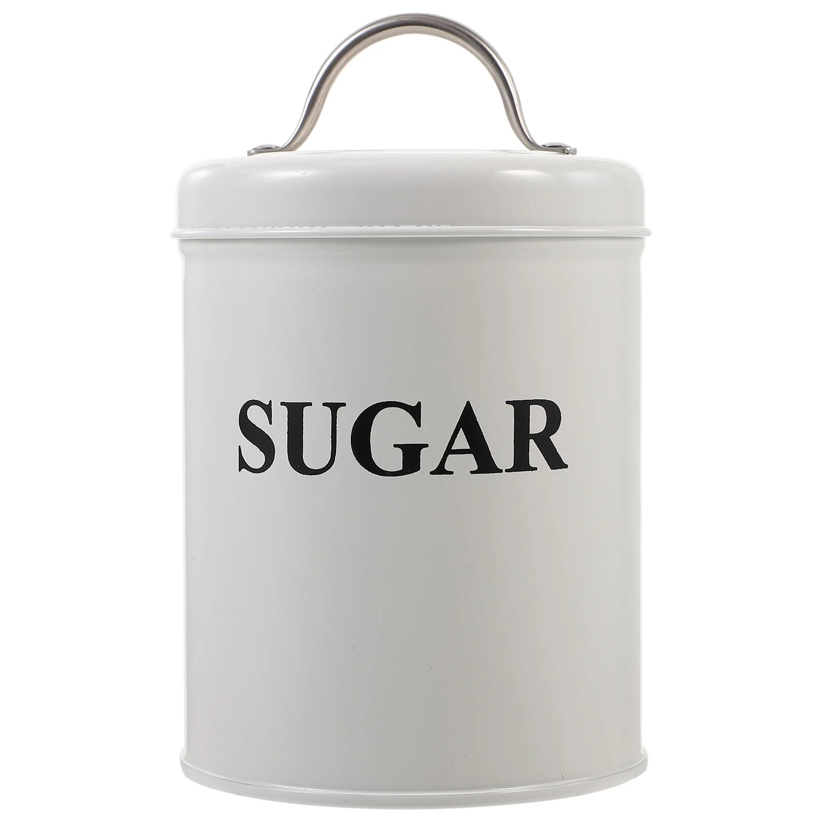 

Food Canister Handheld Tea Coffee Sugar Canisters Metal Decorative Holder Container